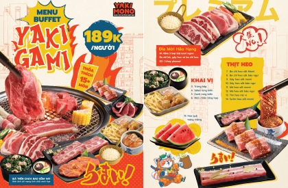 MENU BUFFET YAKIGAMI 189K